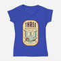 Three Waterfalls-Womens-V-Neck-Tee-hbdesign
