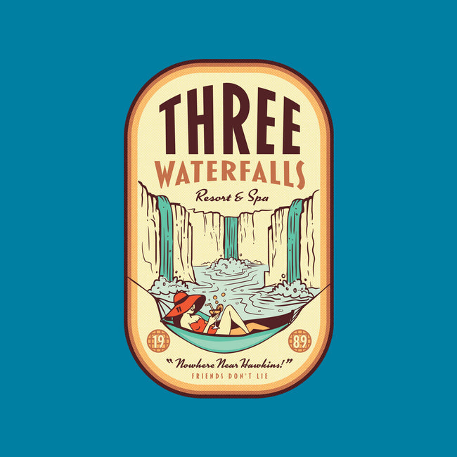 Three Waterfalls-Womens-Fitted-Tee-hbdesign