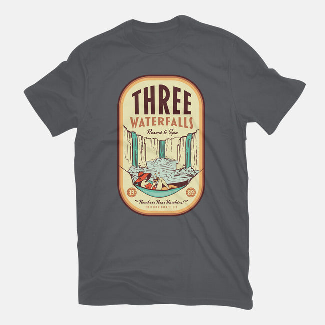 Three Waterfalls-Womens-Basic-Tee-hbdesign
