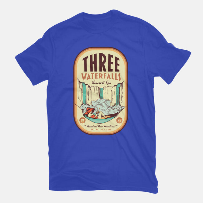 Three Waterfalls-Womens-Fitted-Tee-hbdesign