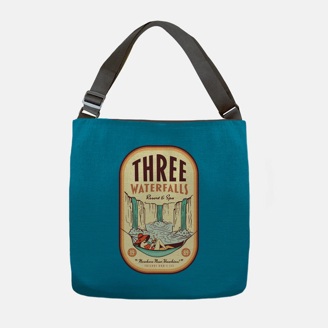 Three Waterfalls-None-Adjustable Tote-Bag-hbdesign
