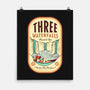 Three Waterfalls-None-Matte-Poster-hbdesign