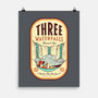 Three Waterfalls-None-Matte-Poster-hbdesign