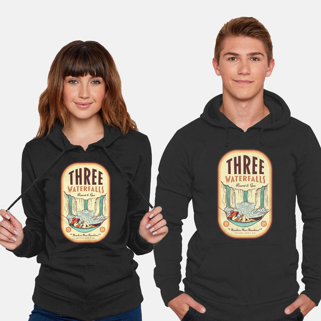 Three Waterfalls-Unisex-Pullover-Sweatshirt-hbdesign