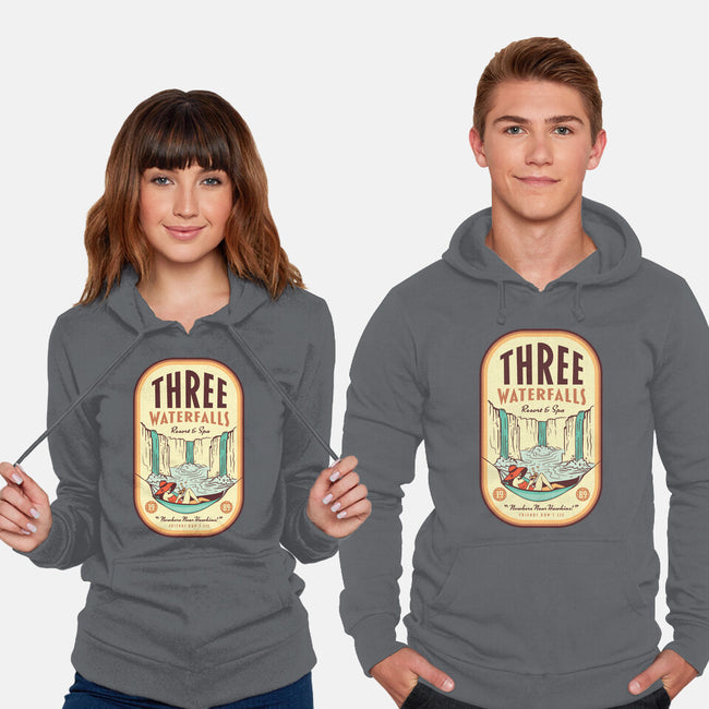 Three Waterfalls-Unisex-Pullover-Sweatshirt-hbdesign