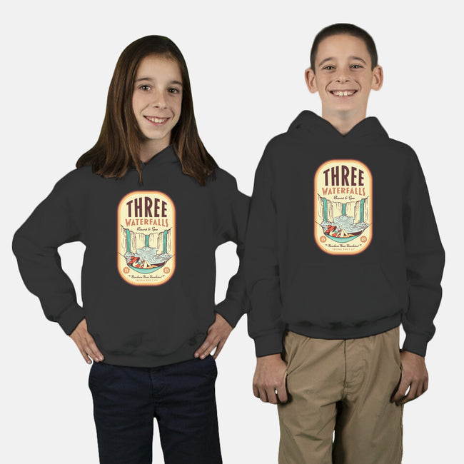 Three Waterfalls-Youth-Pullover-Sweatshirt-hbdesign