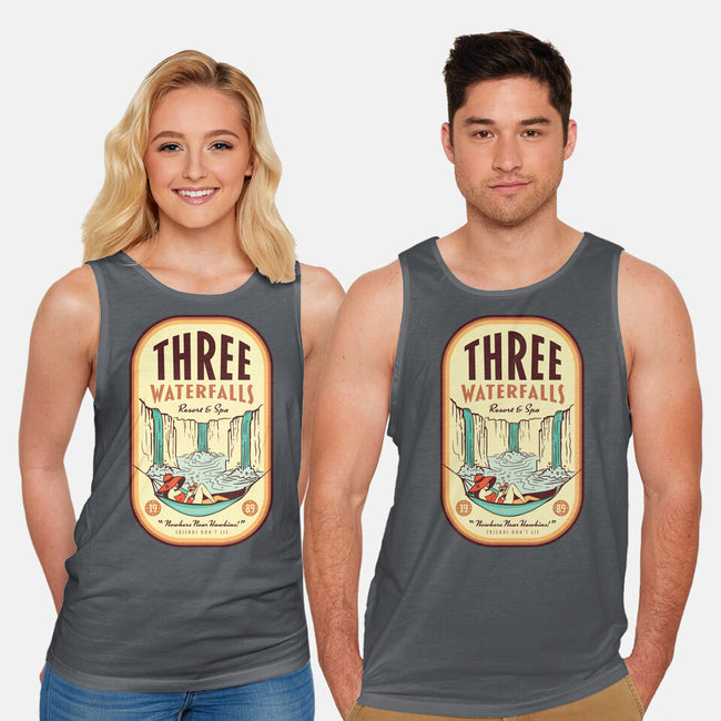 Three Waterfalls-Unisex-Basic-Tank-hbdesign