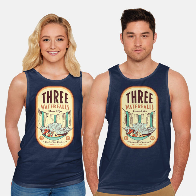 Three Waterfalls-Unisex-Basic-Tank-hbdesign