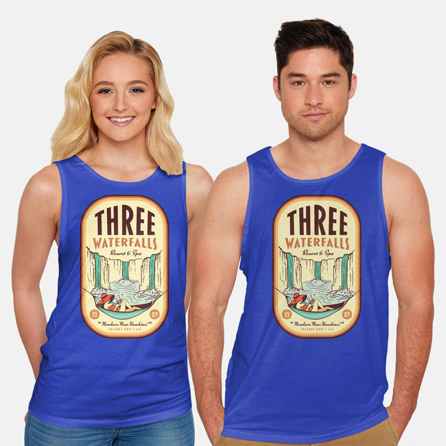 Three Waterfalls-Unisex-Basic-Tank-hbdesign