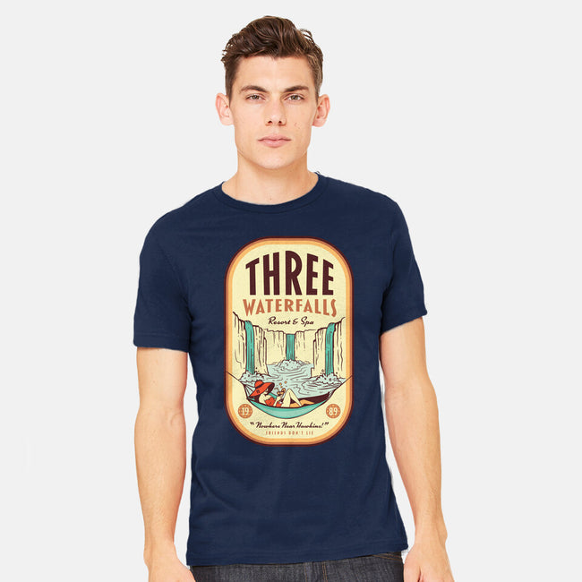 Three Waterfalls-Mens-Heavyweight-Tee-hbdesign