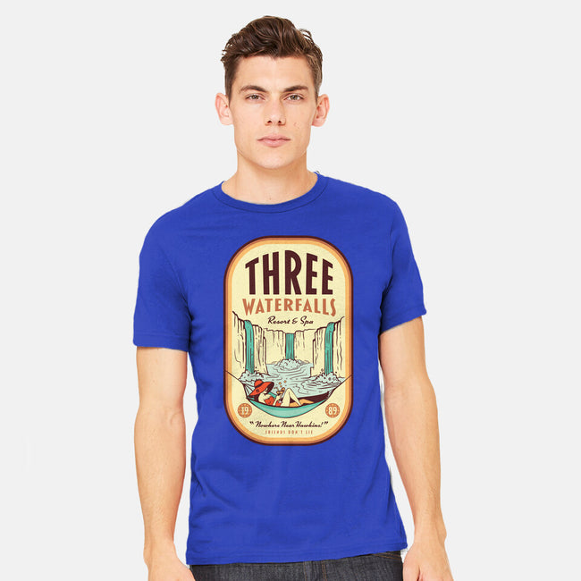 Three Waterfalls-Mens-Heavyweight-Tee-hbdesign
