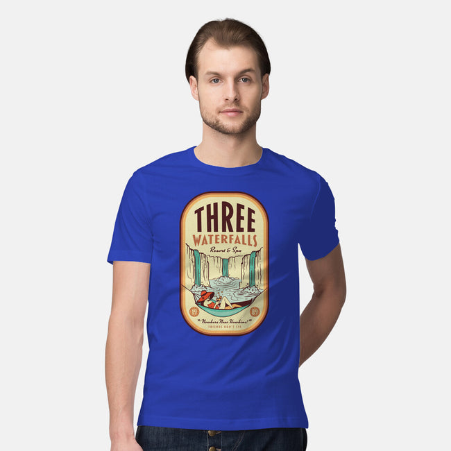 Three Waterfalls-Mens-Premium-Tee-hbdesign
