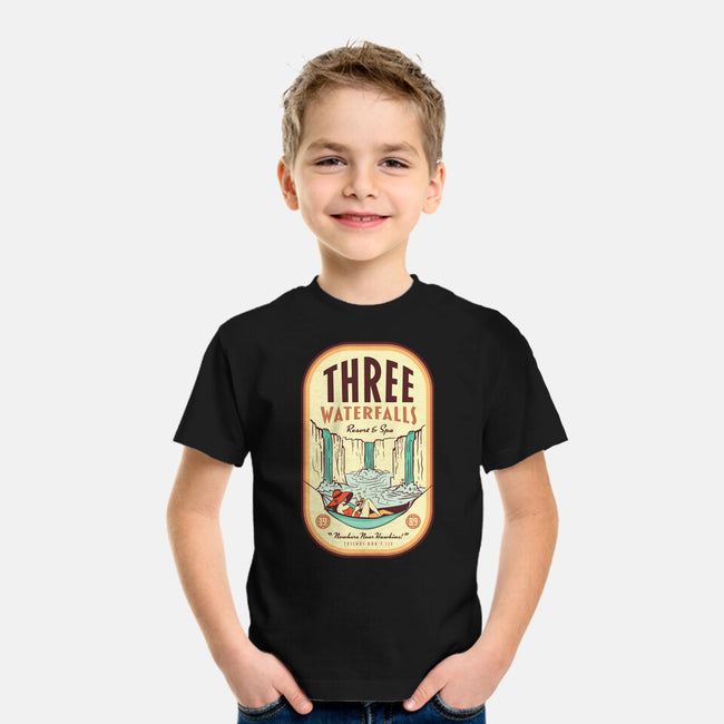 Three Waterfalls-Youth-Basic-Tee-hbdesign