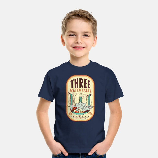 Three Waterfalls-Youth-Basic-Tee-hbdesign