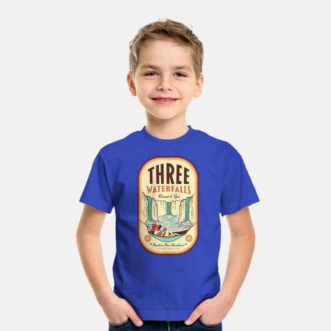 Three Waterfalls-Youth-Basic-Tee-hbdesign