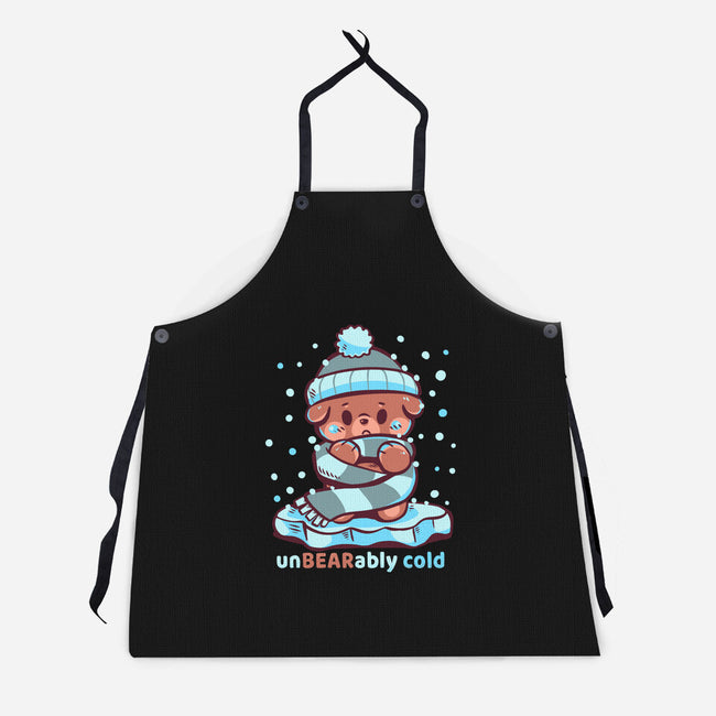 Unbearably Cold-Unisex-Kitchen-Apron-TechraNova
