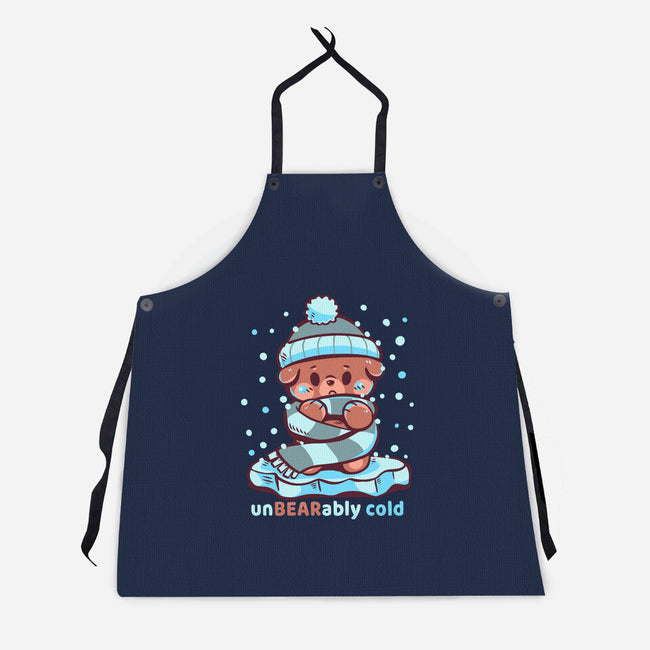 Unbearably Cold-Unisex-Kitchen-Apron-TechraNova