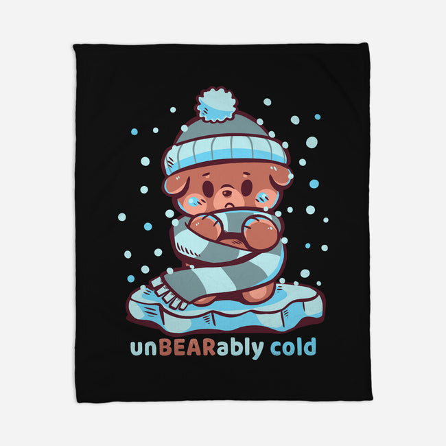 Unbearably Cold-None-Fleece-Blanket-TechraNova