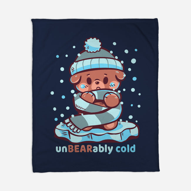 Unbearably Cold-None-Fleece-Blanket-TechraNova