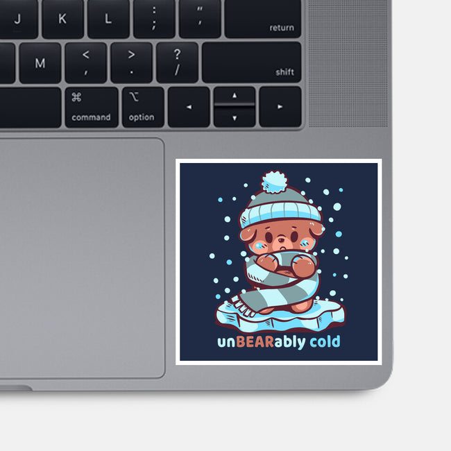 Unbearably Cold-None-Glossy-Sticker-TechraNova