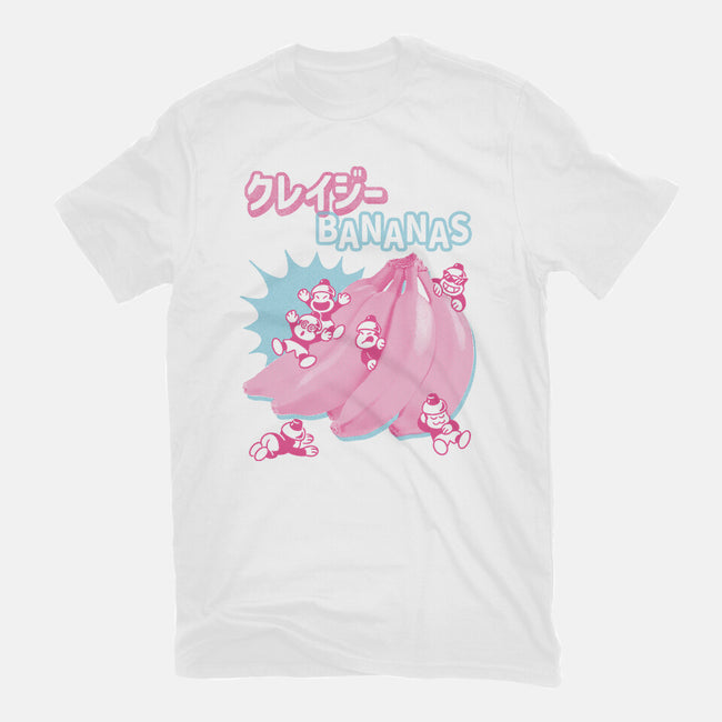 Crazy Bananas-Womens-Fitted-Tee-Henrique Torres