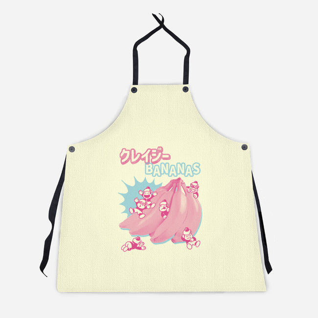 Crazy Bananas-Unisex-Kitchen-Apron-Henrique Torres