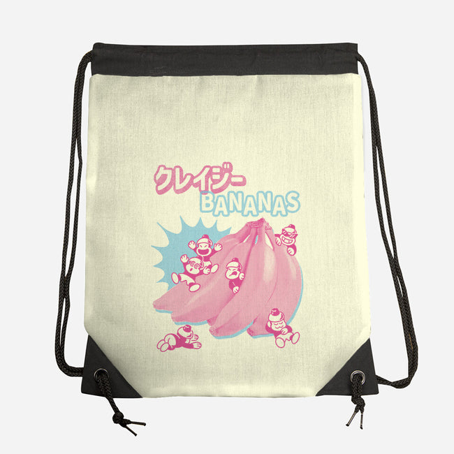 Crazy Bananas-None-Drawstring-Bag-Henrique Torres