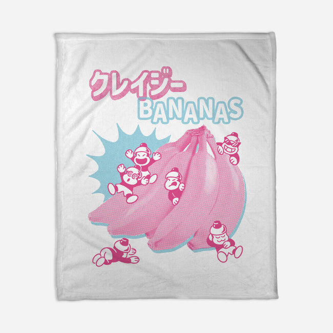 Crazy Bananas-None-Fleece-Blanket-Henrique Torres