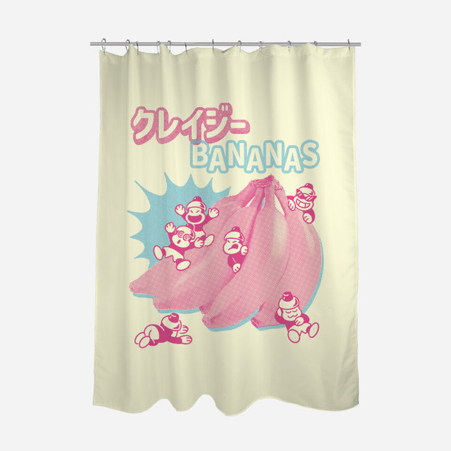 Crazy Bananas-None-Polyester-Shower Curtain-Henrique Torres