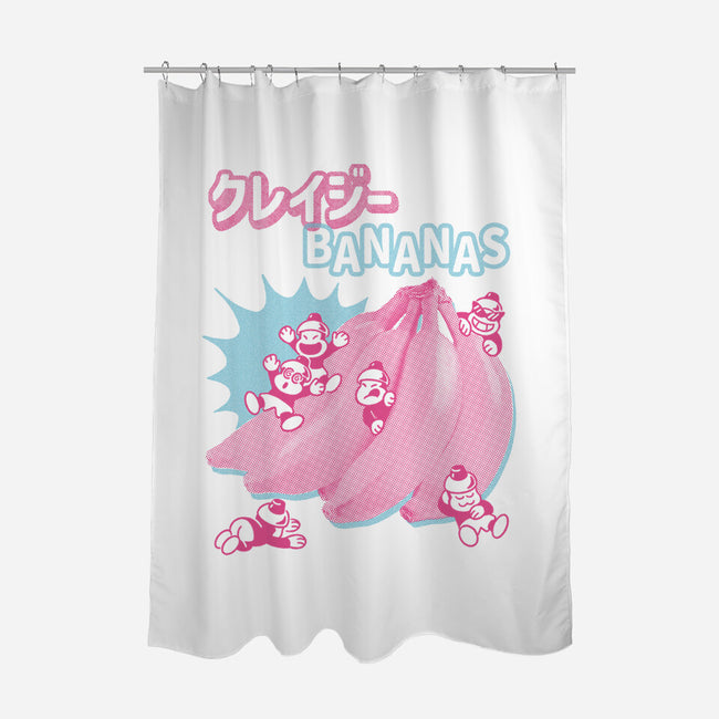 Crazy Bananas-None-Polyester-Shower Curtain-Henrique Torres