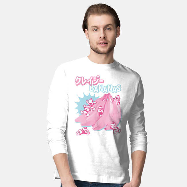 Crazy Bananas-Mens-Long Sleeved-Tee-Henrique Torres
