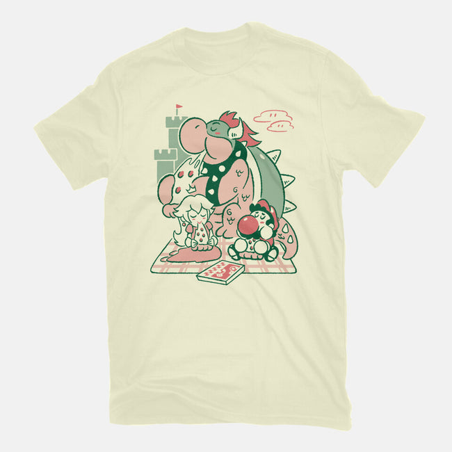 Pizza Break-Mens-Basic-Tee-Henrique Torres