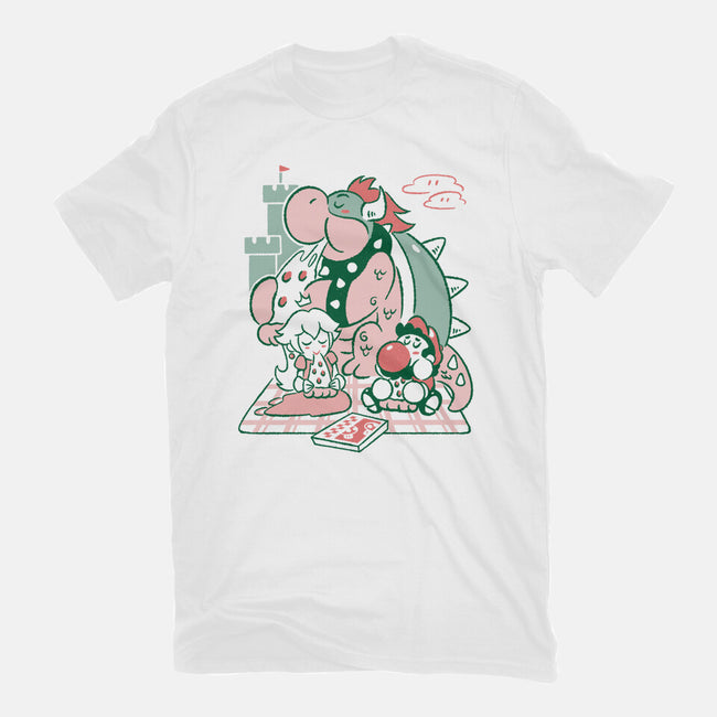Pizza Break-Womens-Fitted-Tee-Henrique Torres