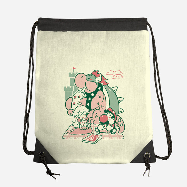 Pizza Break-None-Drawstring-Bag-Henrique Torres
