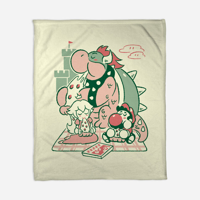 Pizza Break-None-Fleece-Blanket-Henrique Torres