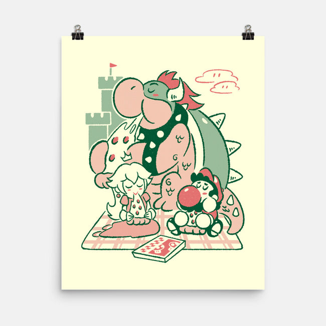 Pizza Break-None-Matte-Poster-Henrique Torres