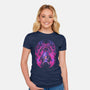 Light Against The Demon King-Womens-Fitted-Tee-ilustrata