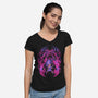 Light Against The Demon King-Womens-V-Neck-Tee-ilustrata