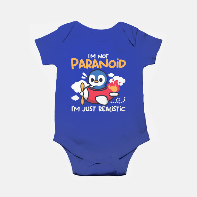 Paranoid Penguin-Baby-Basic-Onesie-NemiMakeit