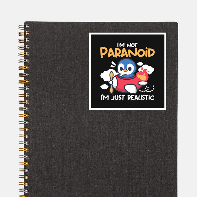 Paranoid Penguin-None-Glossy-Sticker-NemiMakeit