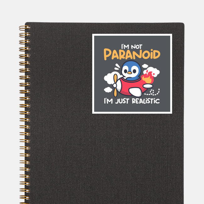 Paranoid Penguin-None-Glossy-Sticker-NemiMakeit