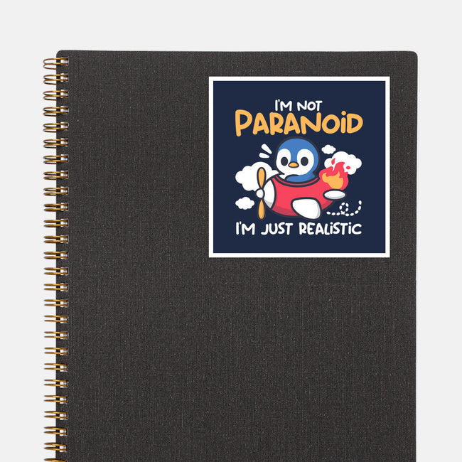 Paranoid Penguin-None-Glossy-Sticker-NemiMakeit