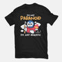 Paranoid Penguin-Womens-Basic-Tee-NemiMakeit