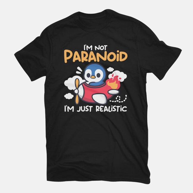 Paranoid Penguin-Unisex-Basic-Tee-NemiMakeit