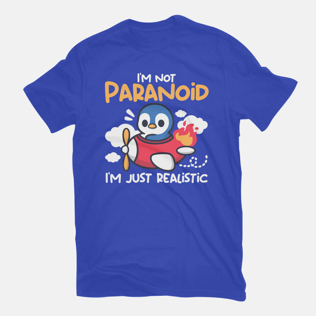 Paranoid Penguin-Unisex-Basic-Tee-NemiMakeit