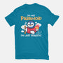 Paranoid Penguin-Unisex-Basic-Tee-NemiMakeit