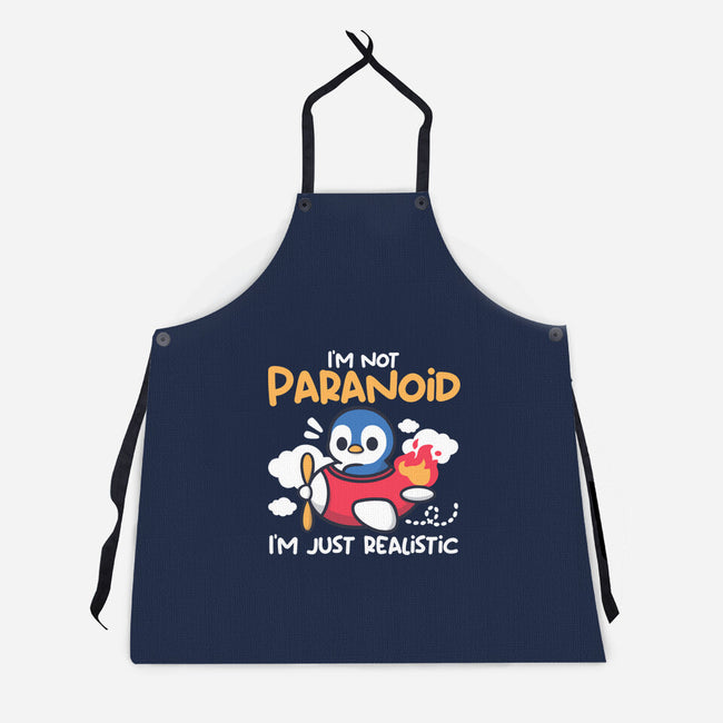 Paranoid Penguin-Unisex-Kitchen-Apron-NemiMakeit