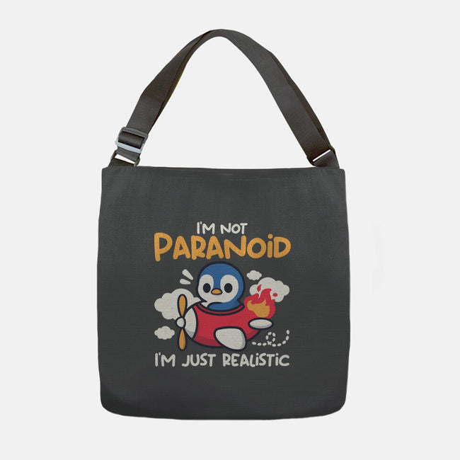 Paranoid Penguin-None-Adjustable Tote-Bag-NemiMakeit