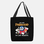 Paranoid Penguin-None-Basic Tote-Bag-NemiMakeit