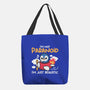 Paranoid Penguin-None-Basic Tote-Bag-NemiMakeit
